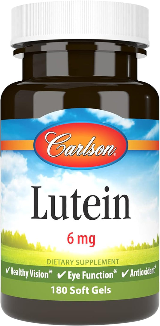 Carlson - Lutein, 6 mg, Healthy 180 Softgels