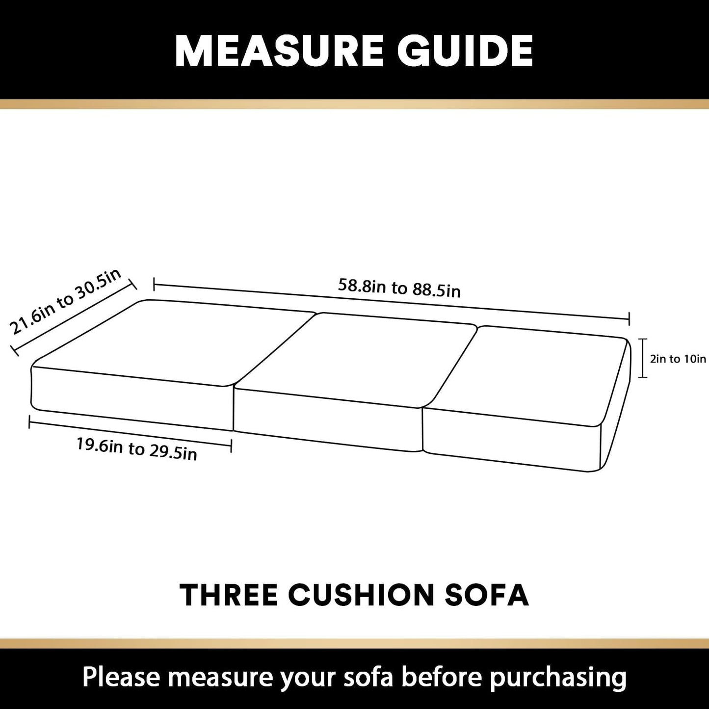 PrinceDeco Velvet Stretch Couch Cushion Cover Soft Cushion Slipcover for Chair Loveseat Sofa Furniture Protector Seat Cushion Sofa Cover (Each Width Up to 29.5", Taupe)