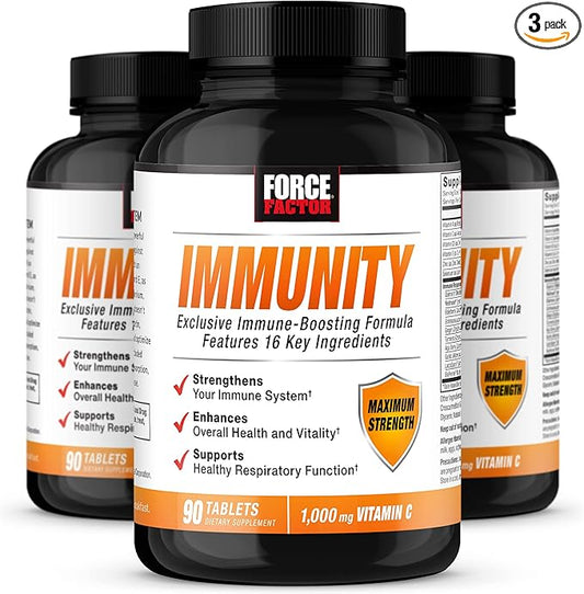 Force Factor Immunity, Immune Support Booster 1000mg of 90 Count 3)