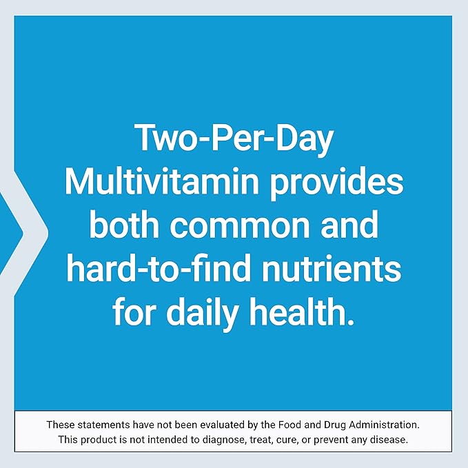 Life Extension Two-Per-Day Multivitamin, Vitamins B, 25 Vitamins, 120 Capsules