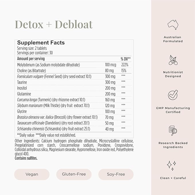 JSHealth Vitamins Detox and Debloat Liver (60 Tablets, 2)