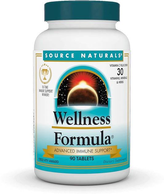 Source Naturals Wellness Formula Bio-Aligned Vitamins 90 Count