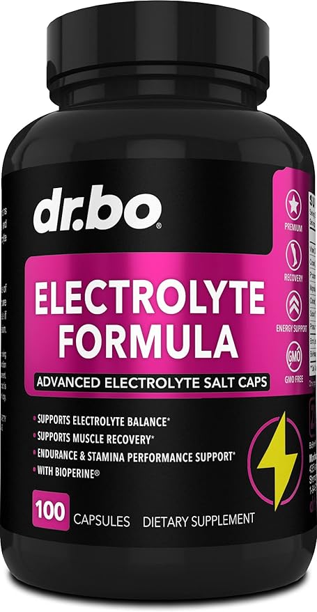 Electrolyte Pills Supplement Salt Tablets 100 Hydration