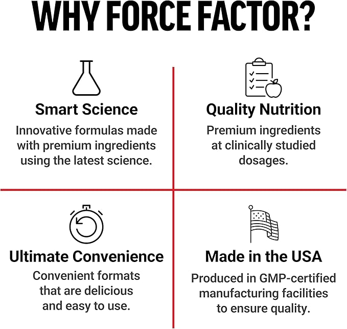 FORCE FACTOR LeanFire Pre Workout Energy Pills with Green Tea Extract and Caffeine to Increase Energy, Build Lean Muscle, Black, 60 Count (Pack of 1), Package May Vary