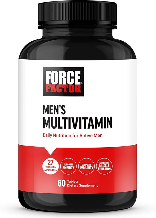 Force Factor Men’s Multivitamins, Multivitamin 27 Vitamins 60 Tablets
