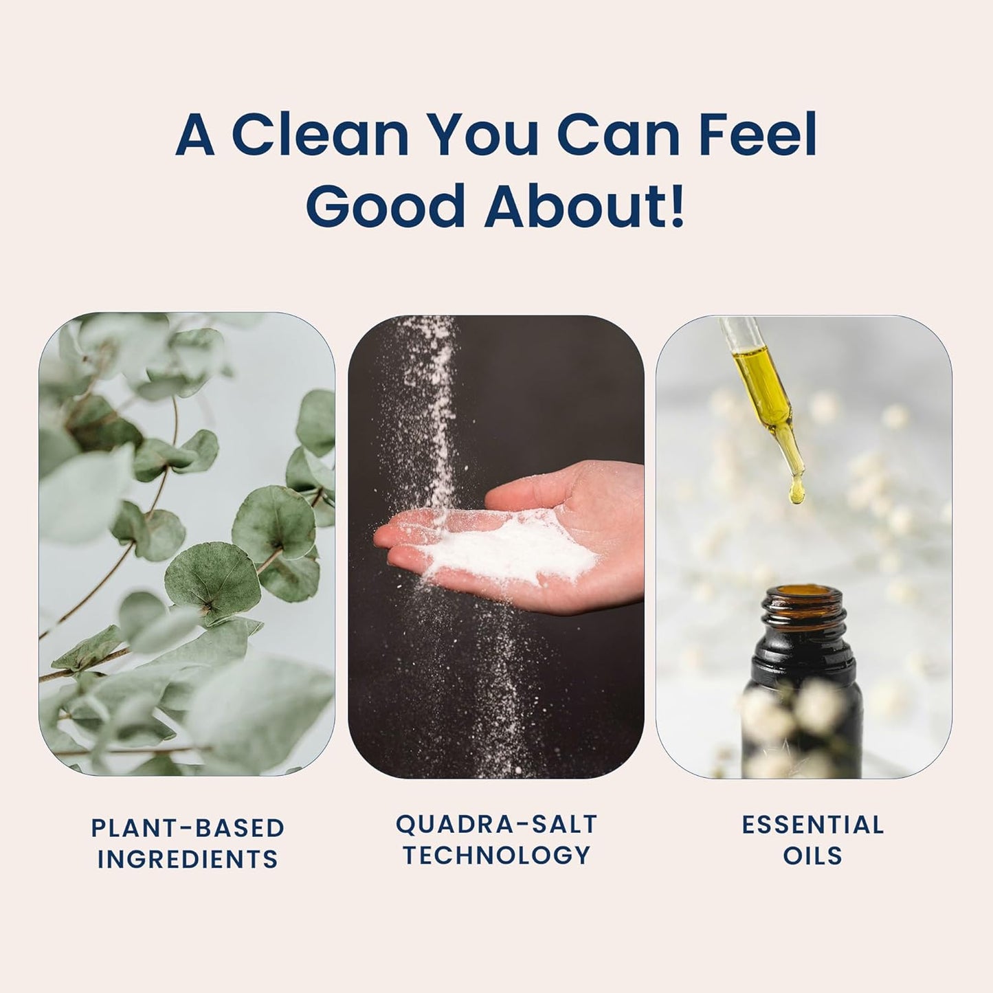 Natural Concentrated Dish Detergent Dishwashing Liquid | Plant-Based Dish Soap | Sweet Basil Fresh Scent | 2 Refill Packs with 1 Empty Refillable Squeeze Bottle (16 Oz)