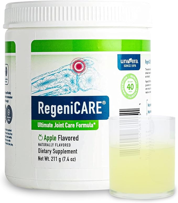 Univera RegeniCARE Green Apple, Glucosamine, Chondroitin, 30-Day Supply