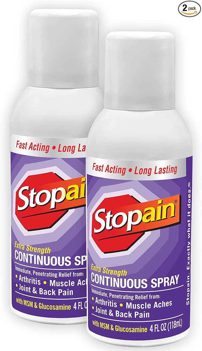 Stopain Pain Relief Spray 4oz (2