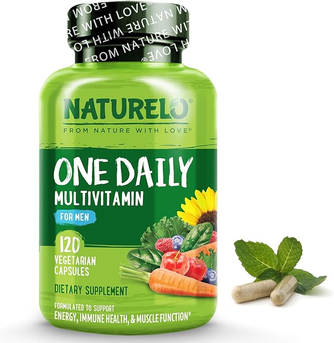 NATURELO Mens Multivitamins 120 Vegetarian