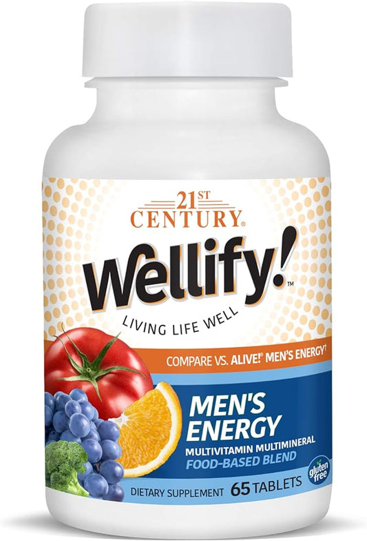 21st Century Wellify Men's Energy Multivitamins 65 Count