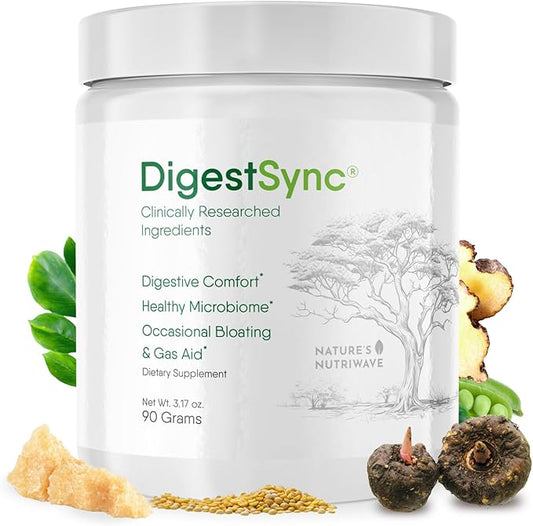 DigestSync Digestion Supplement for Gut Health 100% Natural 3.17 Ounces, 30 Servings