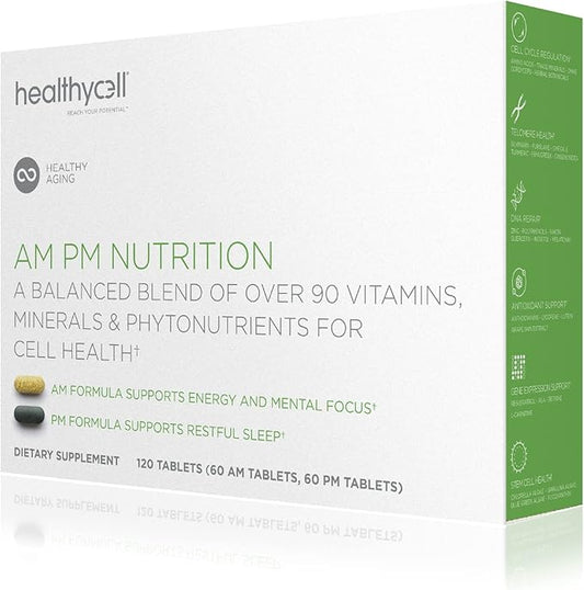 Healthycell AM PM, Natural AntiAging Multivitamin (30 Servings)