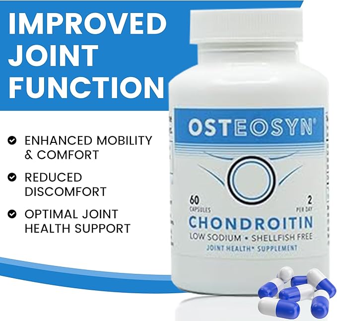 Osteosyn® by Synutra Pure CHONDROITIN Calcium, 30-Day Servings 60 Capsules, 2-Capsule Serving $1.39