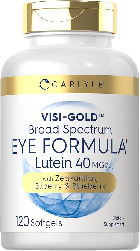 Carlyle Eye Health Vitamins 120 Softgels 40mg, Zeaxanthin,