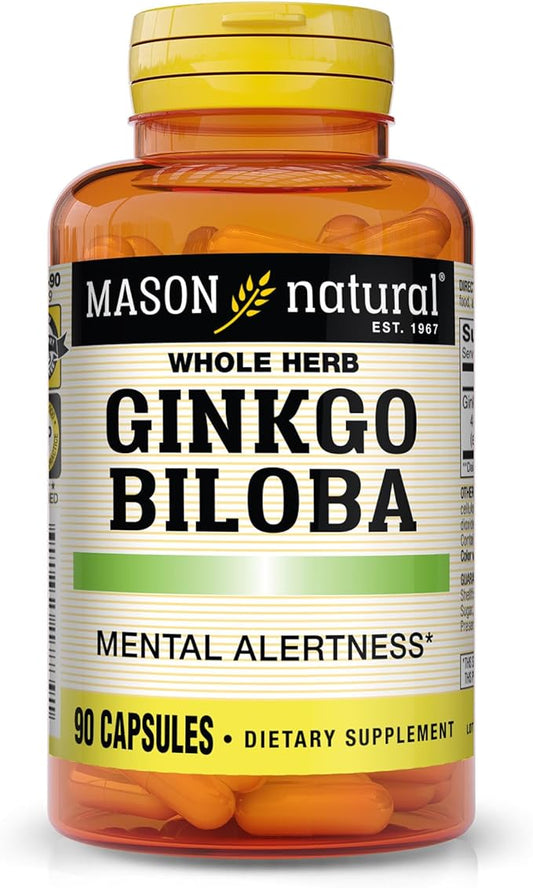 Mason Vitamins Gingko Biloba Capsules, 90