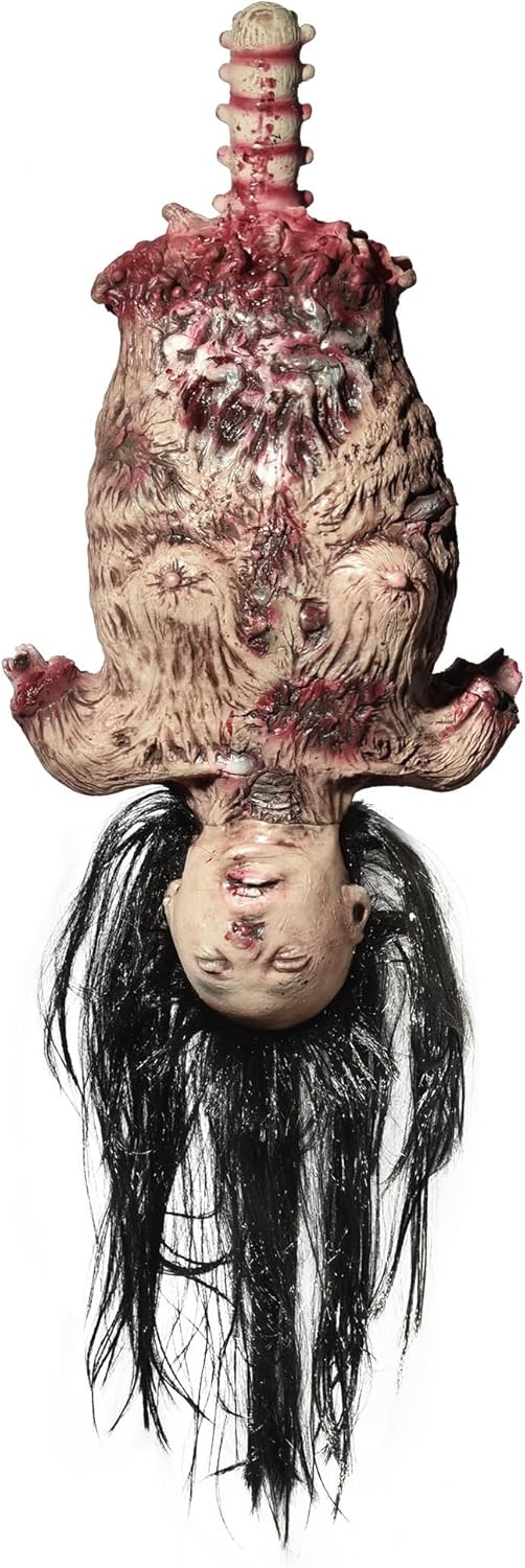 AW 32" Halloween Prop Limbless Woman Corpse Hanging Half Body Haunted House Party Yard Outdoor Decoration 2025