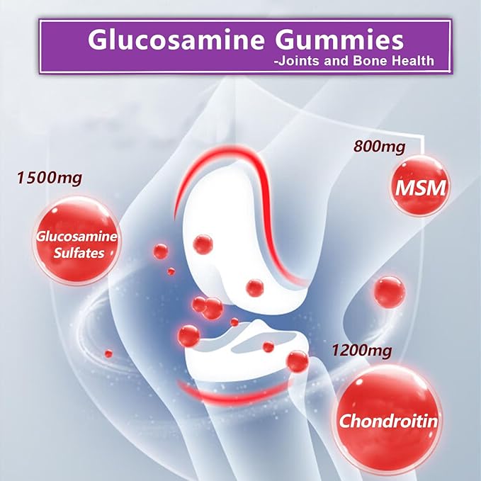 Extra Strength Glucosamine Chondroitin Gummies -60Ct