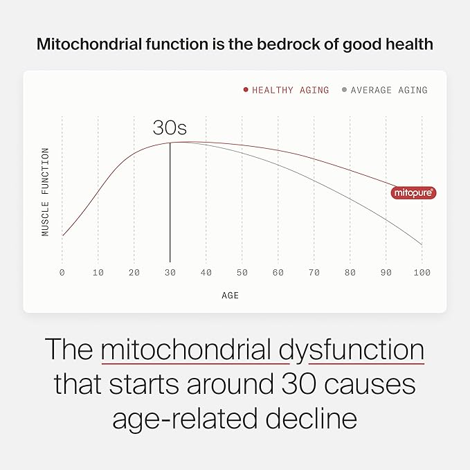 Timeline Mitopure Urolithin A - Clinically Proven Supplement for Healthy Aging and Cellular Renewal - Anti-Aging Mitoceutical for Muscle Strength, Endurance and Longevity - 60 Softgels