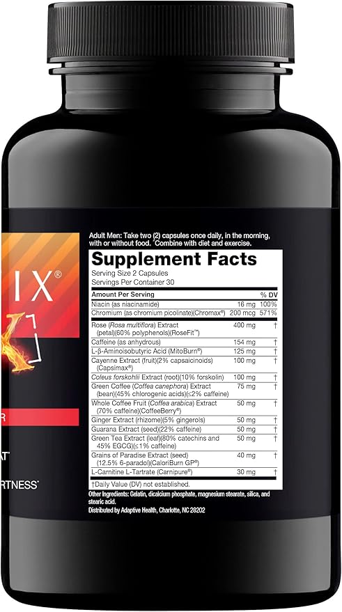Nugenix Thermo-X: Thermogenic Fat Burner Supplement for Men, Extreme Metabolic Accelerator, 120 Count