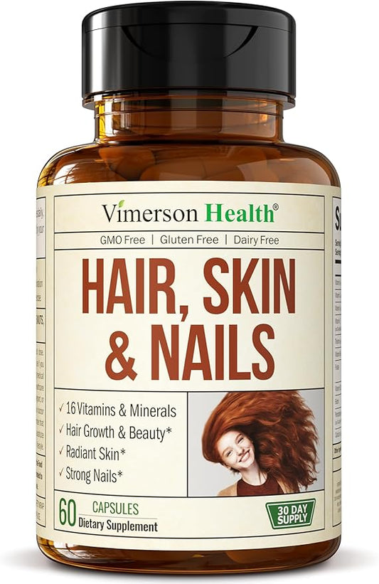 Biotin Hair, Skin & Nails Vitamins 60 Capsules