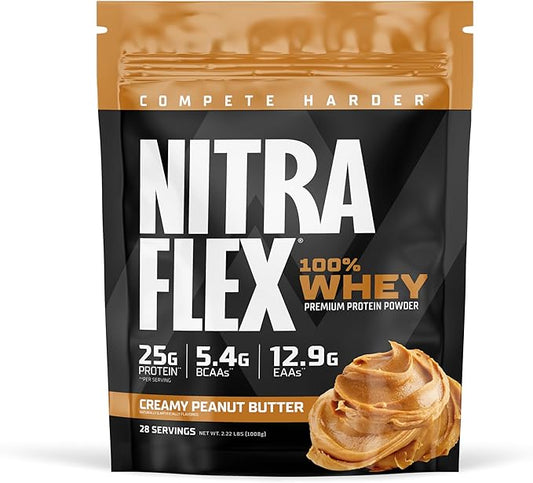 GAT SPORT Nitraflex Whey Protein (2LBS, Creamy Peanut Butter)