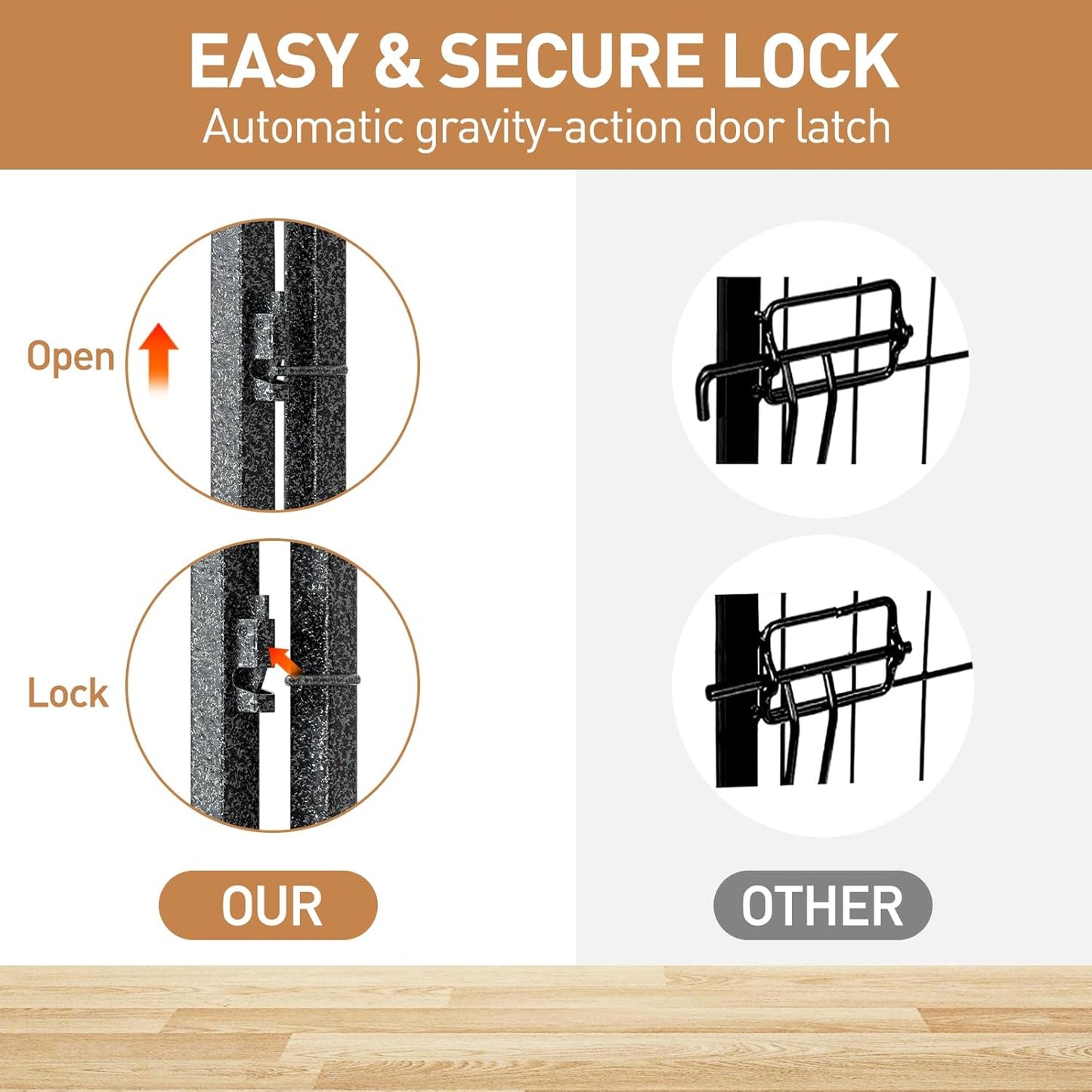 Dog Playpen 8/16 Panels 32" Height Heavy Duty Dog Fence Puppy Pen for Large Medium Small Dogs Indoor Outdoor Foldable Pet Exercise Pen