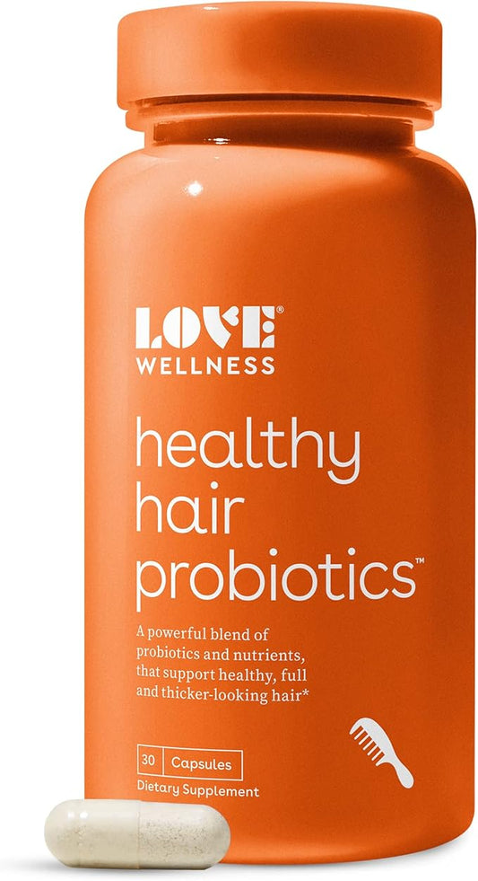 Love Wellness Healthy Hair Probiotics B12 & B6 | 30 Capsules