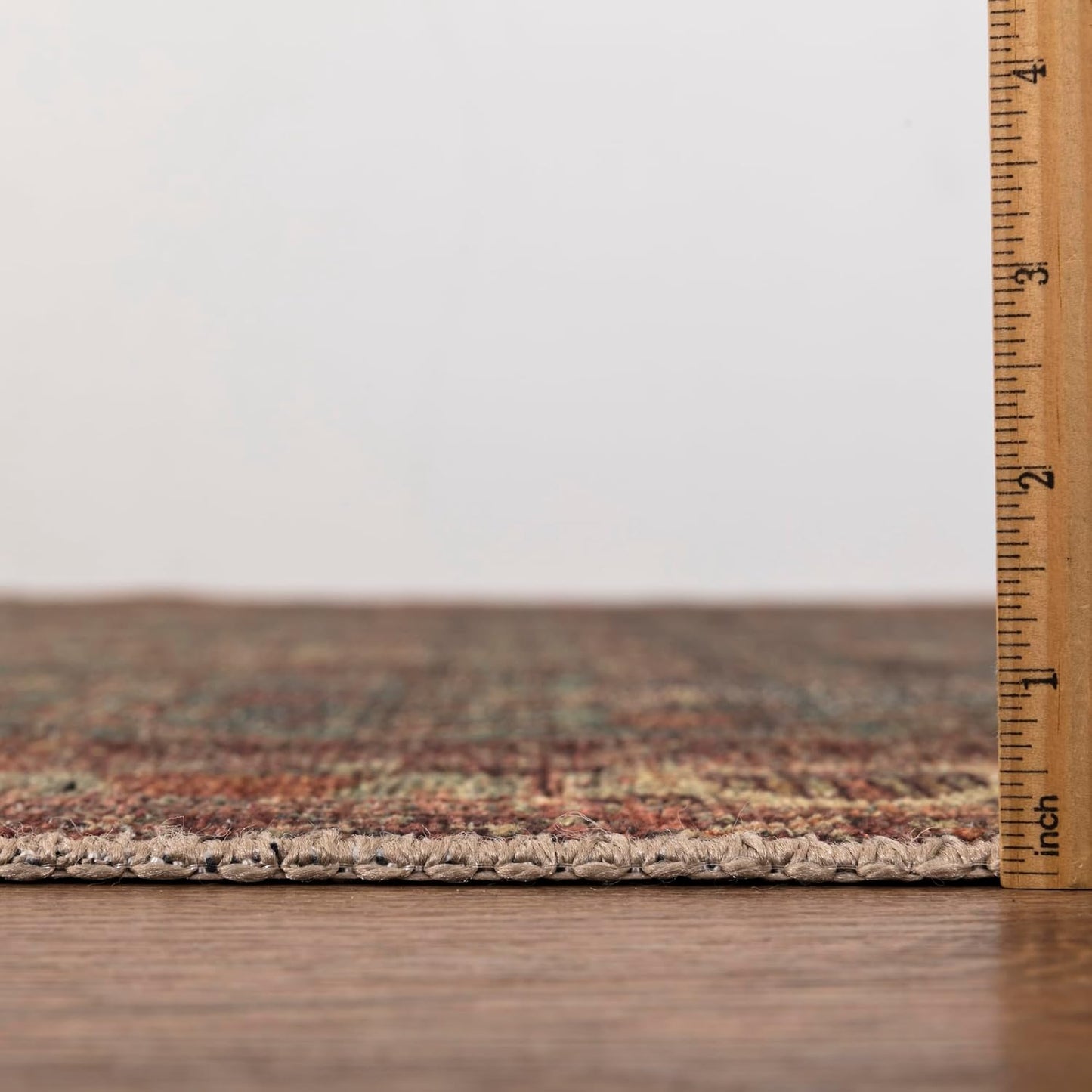 Keen Home Design 9x12 Rug - Machine Washable Area Rug with Non-Slip Backing, Ideal for Living Room, Dining Room, Bedroom - Vintage, Easy Clean, Durable, Low Pile Rug - (9' x 12')