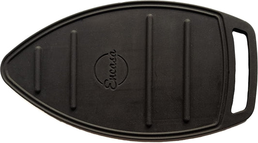 Encasa Homes Silicon Mat for Hot Iron Rest - Heat Resistant, Anti - Slip, Thicker Pad for Protecting Your Table During Ironing, Non-Burning, Machine Washable, Durable - Black