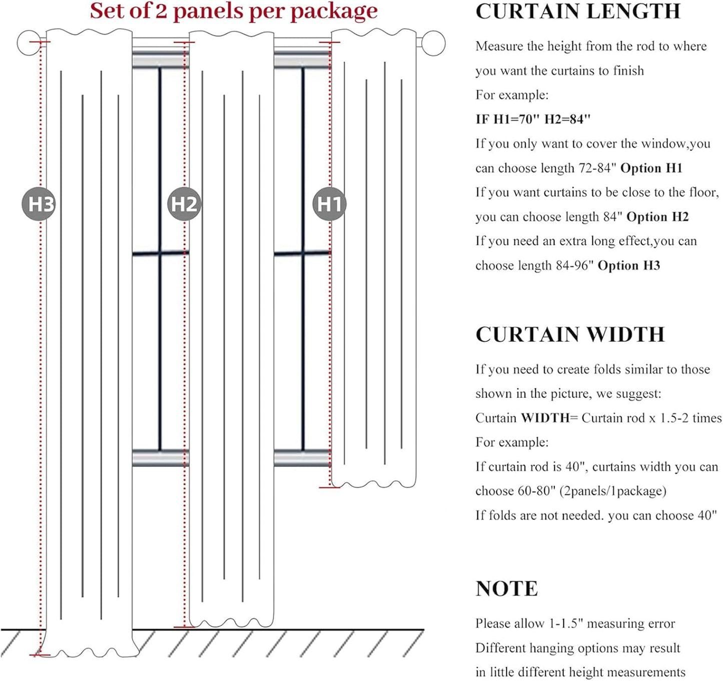 Baby Pink Black Out Curtains 92 Inch Long for Grils Bedroom 2 Panels Set, Cute Pinch Pleat Flax Linen Dining Room Darkening Window Drapes with Back Tab Insulated Soundproof Curtain (W40" x L92")