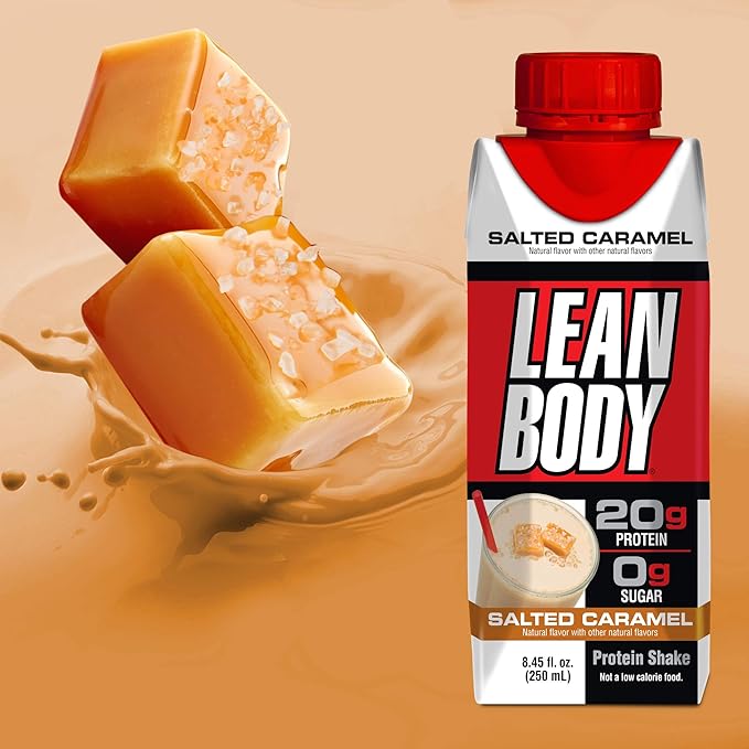 Lean Body Ready-to-Drink Salted Caramel Protein 20g Protein, 0 Sugar, 22 Vitamins 4)