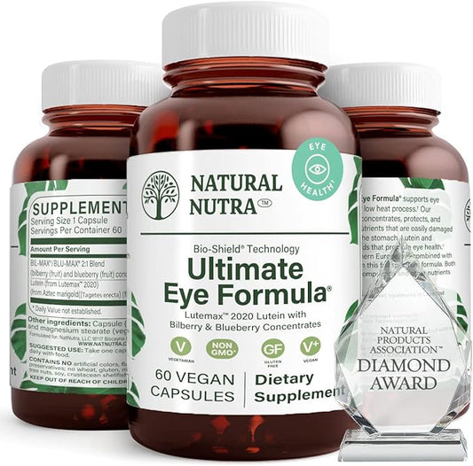 Natural Nutra Ultimate Eye Health Vitamins, 60 Capsule