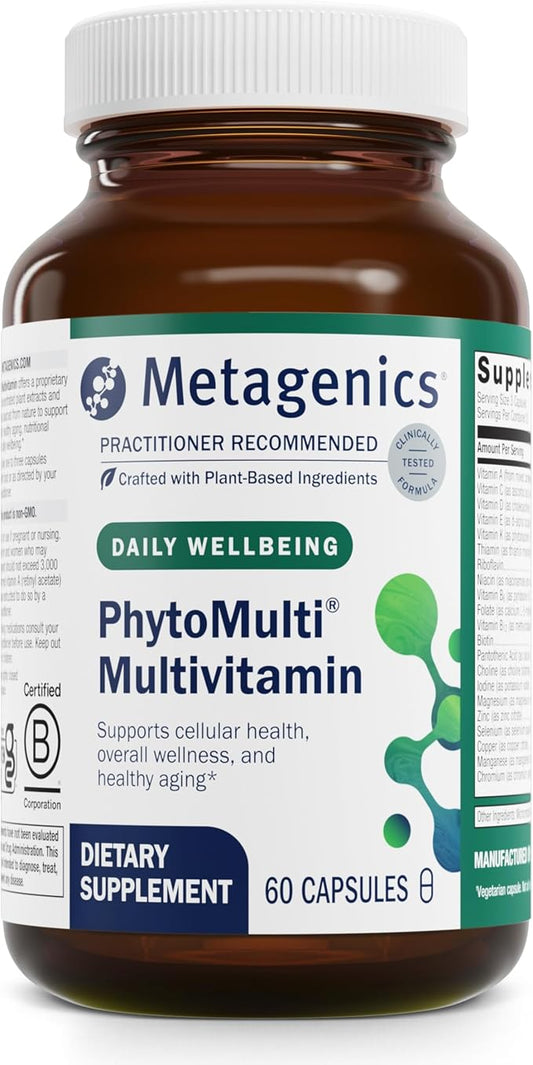 Metagenics PhytoMulti Multivitamin B6 Vitamins 60 Capsules