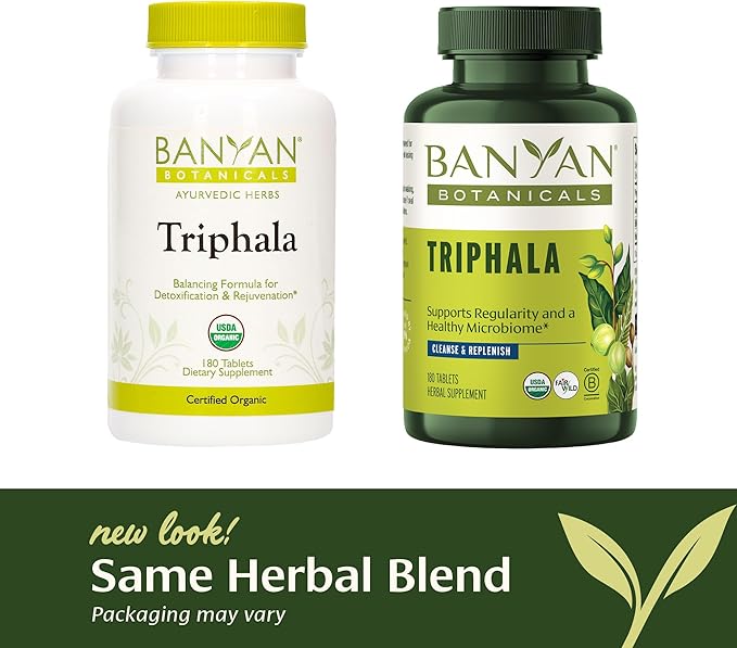 Banyan Botanicals Triphala Tablets 180 Tablets