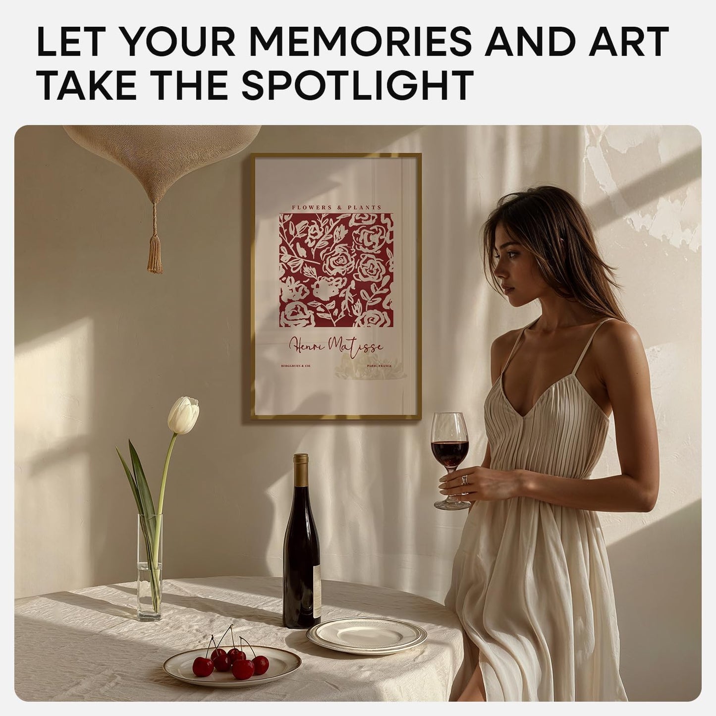 Homeforia 14x22 Picture Frame Bronze, High End Metal 14x22 Brass Poster Frames with Mat 12x16 for Photo, 14 x 22 Frame Matted to 12 by 16 Print, 22x14 Hanging Frame, Tempered Glass, Wall Kit, Set of 1