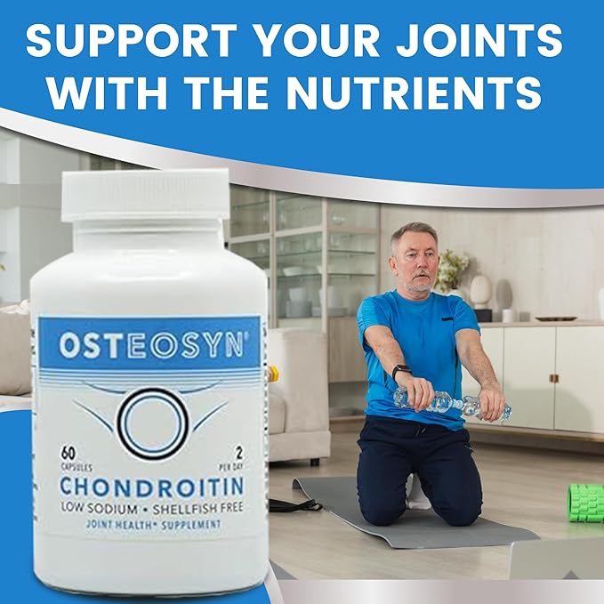 Osteosyn® by Synutra Pure CHONDROITIN Calcium, 30-Day Servings 60 Capsules, 2-Capsule Serving $1.39