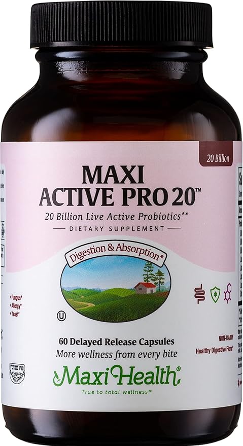 Probiotics for Digestive Health and Gut 15 Strains, 20 Billion 60 Capsules