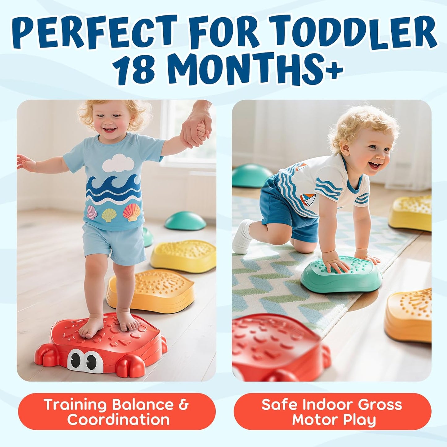 Lehoo Castle Stepping Stones for Kids