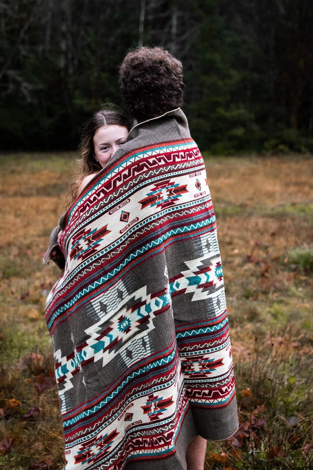 Inca Aztec Throw, Queen, King Blanket | Southwest Indian Navajo Boho Style | Native Cover for Camping, Bedding, Couch, Vanlife | Faux Alpaca, Lightweight, Hypoallergenic (Chimborazo Beige, King)