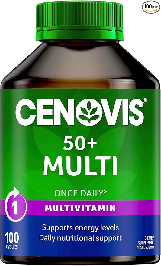 Once Daily 50+ Multi Vitamins & 100 Capsules