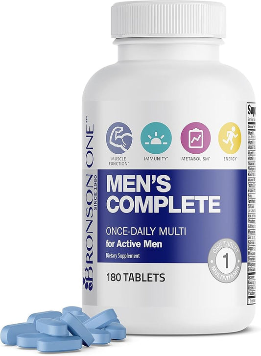 Bronson ONE Daily Men’s Complete Multivitamin 180 Tablets
