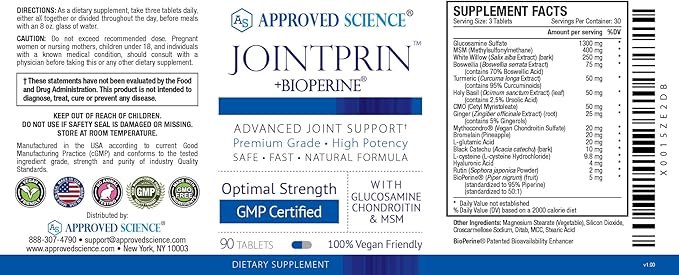 Approved Science Jointprin -3 Month