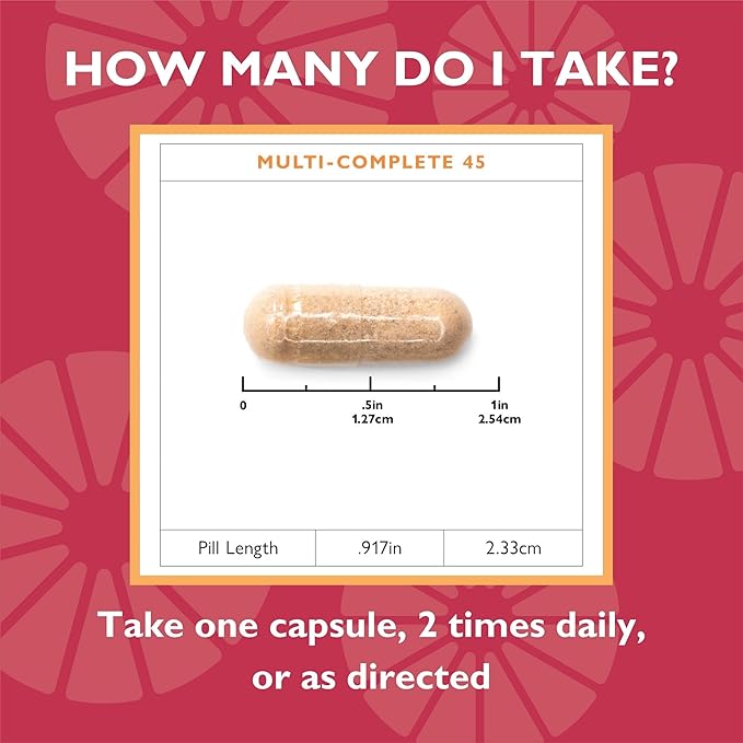 Celebrate Vitamins Multi-Complete, 45mg Iron – (60 Capsules)
