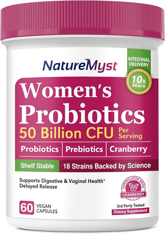 Women’s Probiotics, 50 Billion CFU, 18 60 Delayed