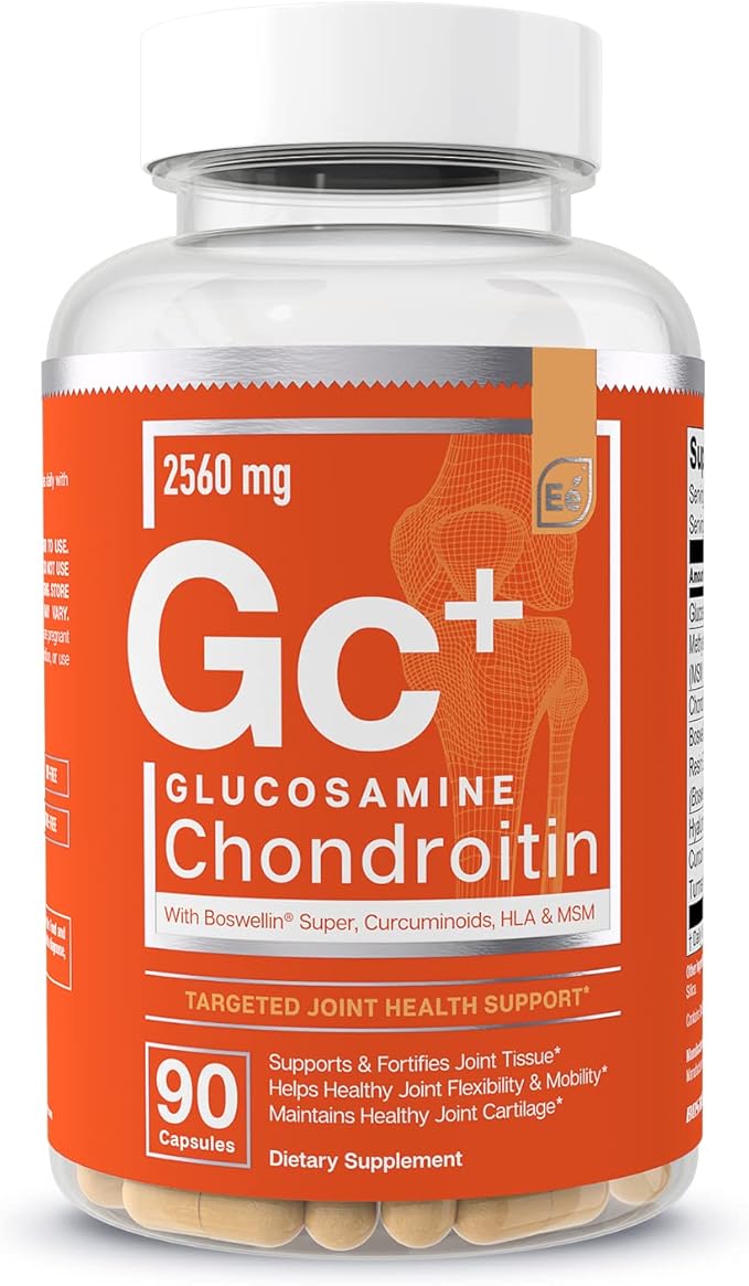 Essential Elements Glucosamine Chondroitin MSM Boswellia 270 Capsules (3 Pack)