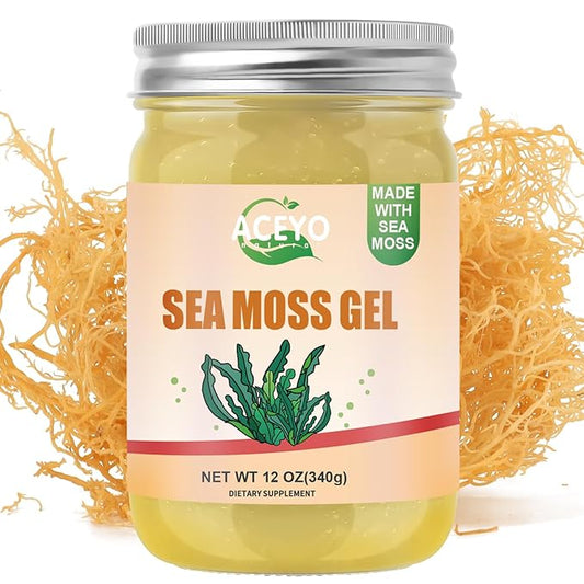 ACEYO (12 OZ Organic Sea Moss 102 Vitamins