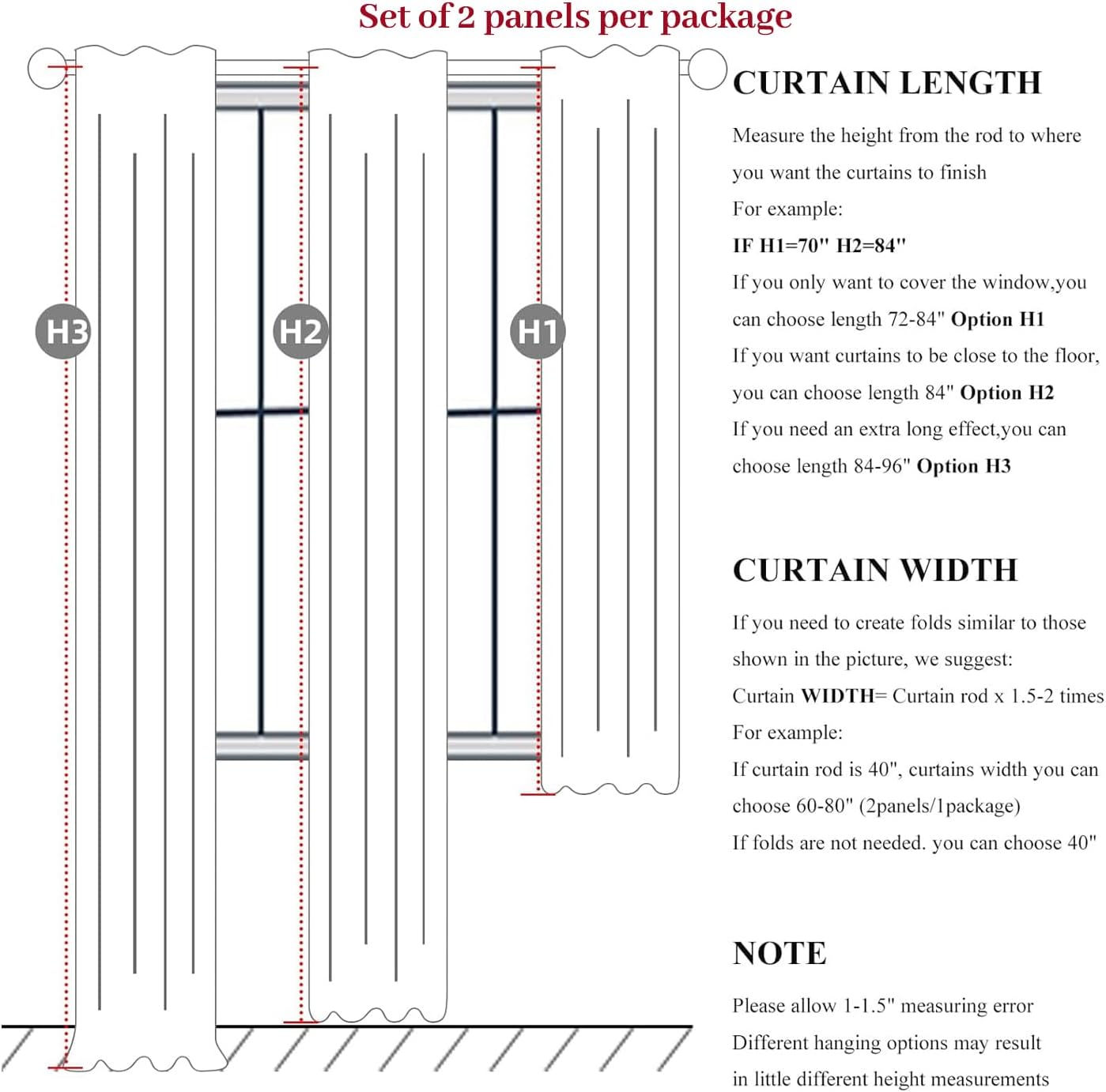 10 ft Extra Long Curtains for Sliding Glass Doors, 100% Blackout Beige White Pinch Pleated Linen Winter Curtains Insulated Noise Reducing Heavy Drape for Large Window (40" Wx120 Lx2 Panels)