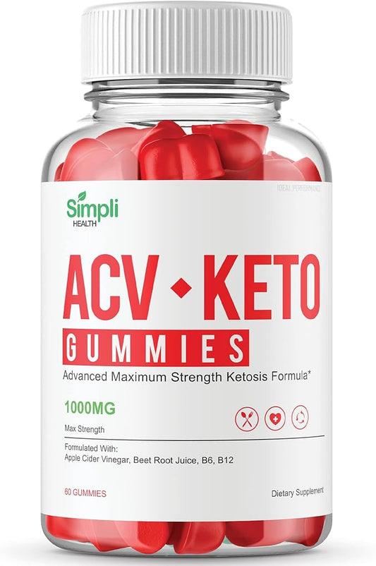 IDEAL PERFORMANCE Simpli ACV Ketos Gummies Simpli Health Gummies (60 Gummies)