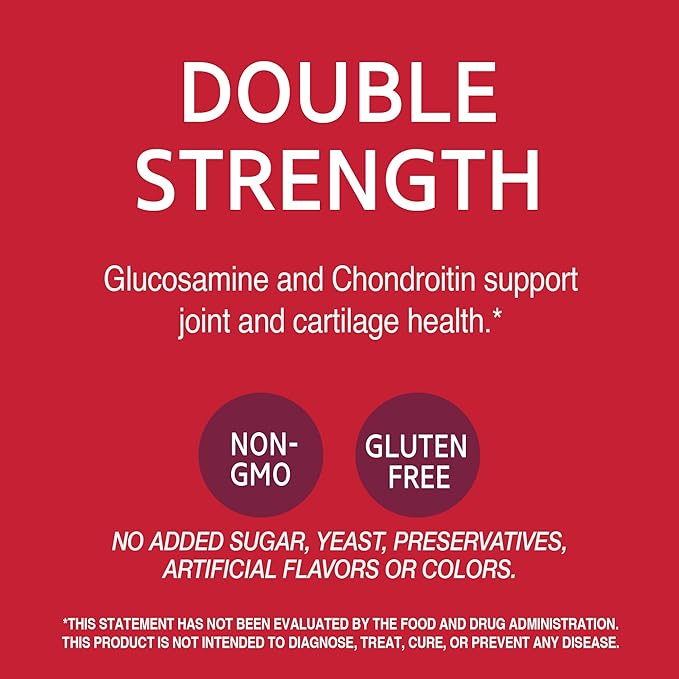21st Century Glucosamine Chondroitin 500/400mg 180 Count