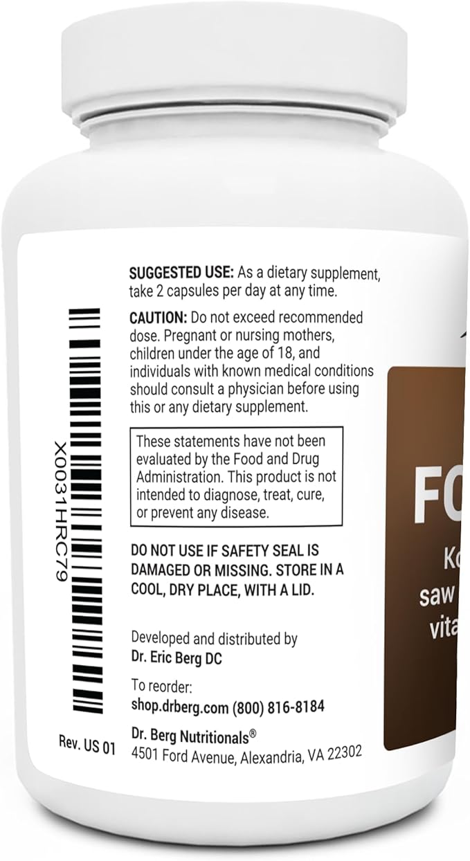 Dr. Berg All-in-One Vitamins for Hair, 90 Veg